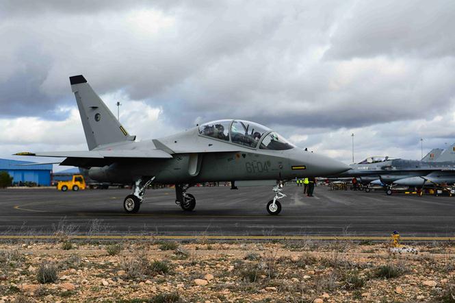 Varios T-346A italianos actuaron como Agresores durante el primero de los cursos TLP de 2016 en la base aérea de Albacete.