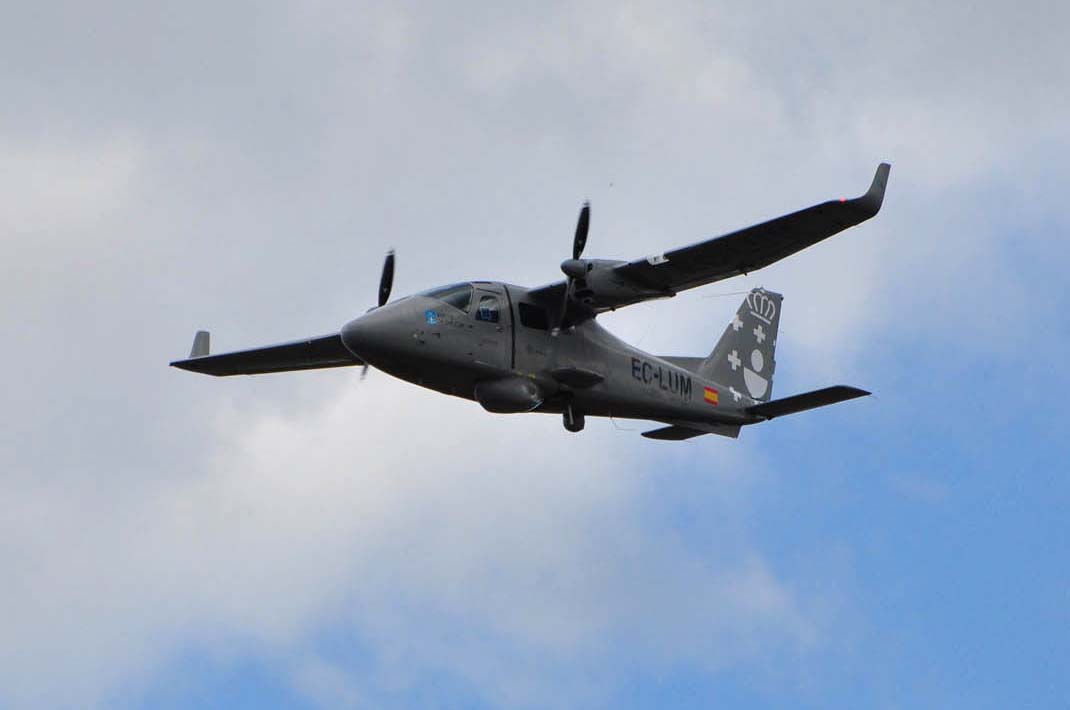 El Targus surgió como uina iniciativa de un avión de patrulla marítima hace más de una década, tiempo en el que ha evolucionado.º