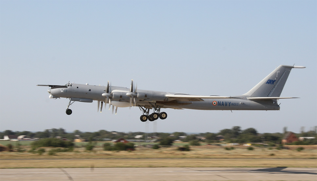 Uno de los últimos Tu142ME Abatross en servicio