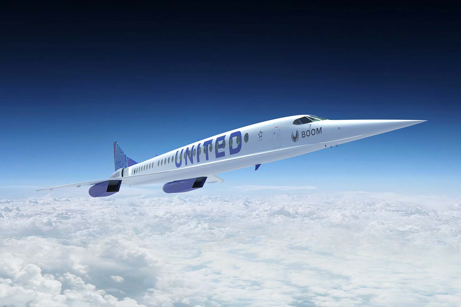 El Overture podrá volar a 60.000 ft, casi el doble de la altitud a la que vuelan muchos aviones.