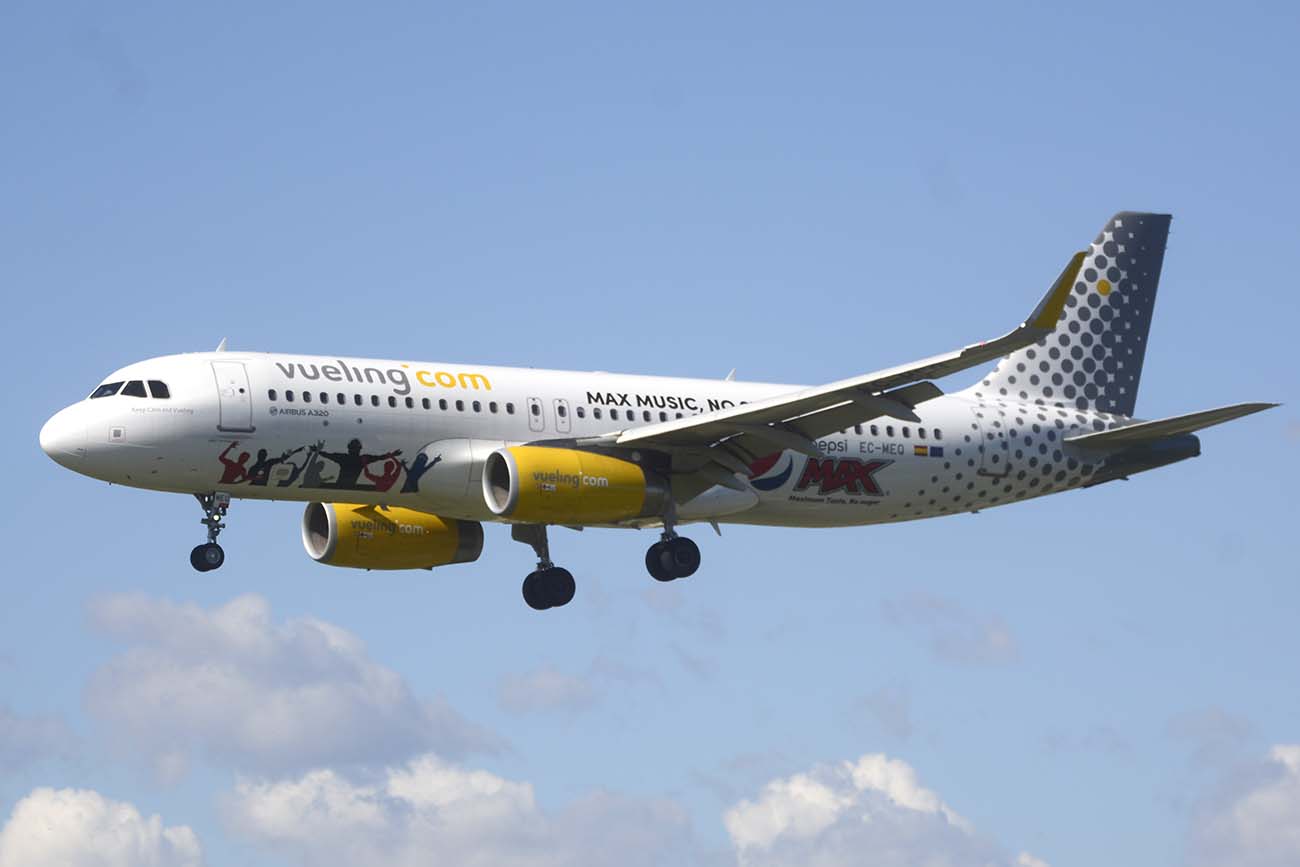 Vueling vuelve a crecer muy por encima del 15 por ciento respecto a un año antes.