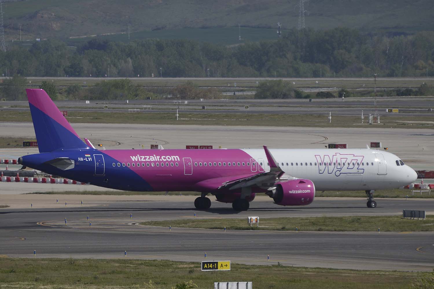 Airbus A321 de Wizz Air.