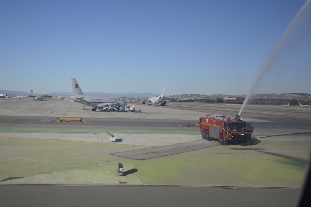Salida hacia Sao Paulo del vuelo inaugural de Air Europa