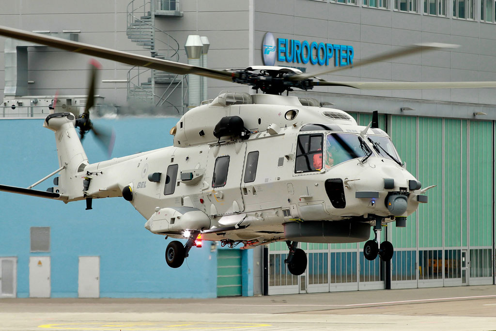 Primer NH90 de la Marina de Bélgica