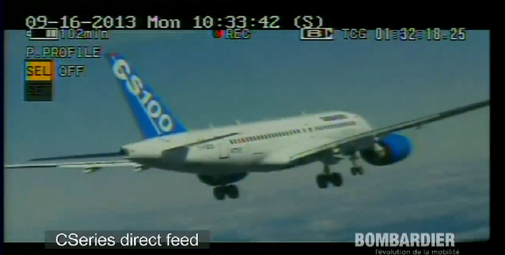 Primer vuelo del Bombardier CSeries