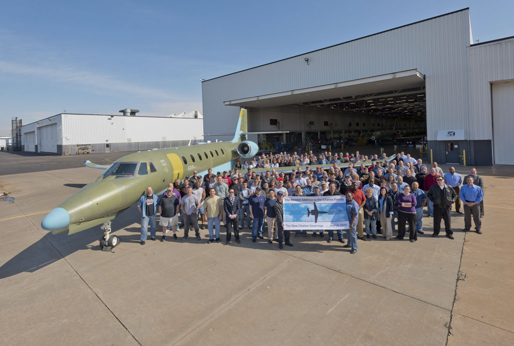 Rollout del Cessna Citation Sovereign