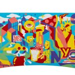 Pedro Campiche (Nueva York) – Pedro nos da una mirada fresca de Nueva York, re-imaginando el horizonte icónico de la ciudad a través de la lente del arte callejero.