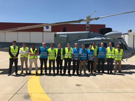 Babcock y Sener entregan a la Armada la cuarta unidad modernizada del AB212, de un total de siete unidades.