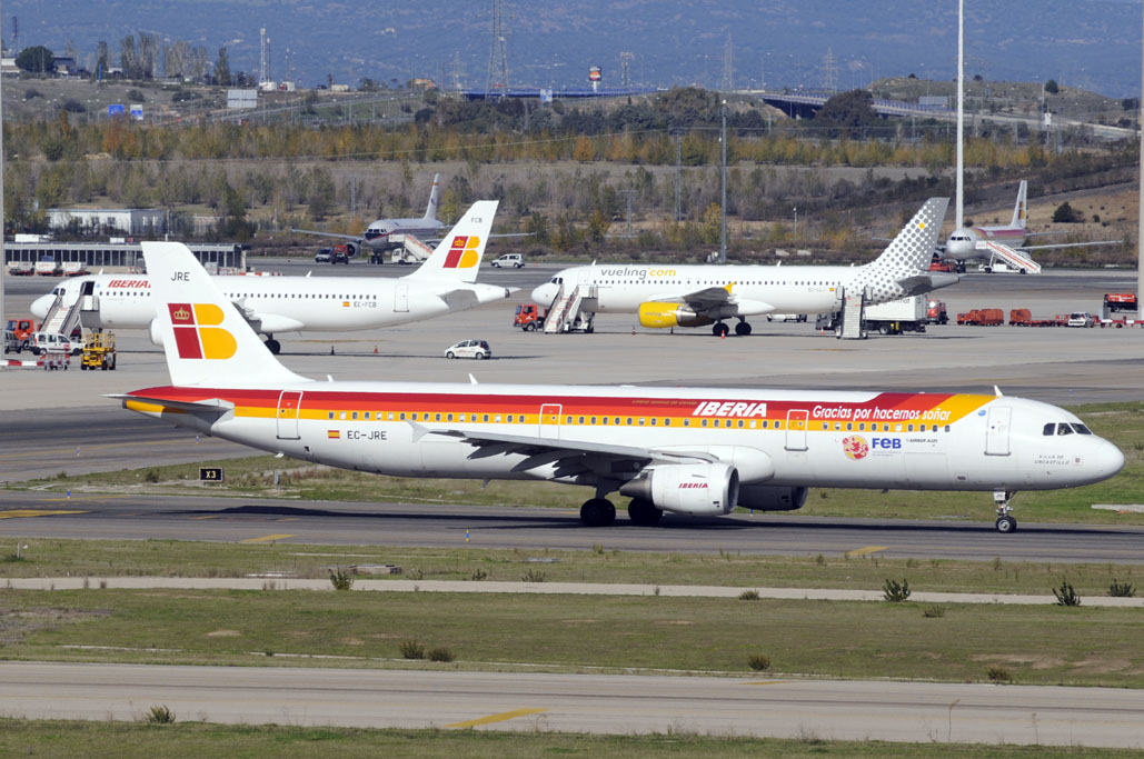 Aviones del grupo Iberia