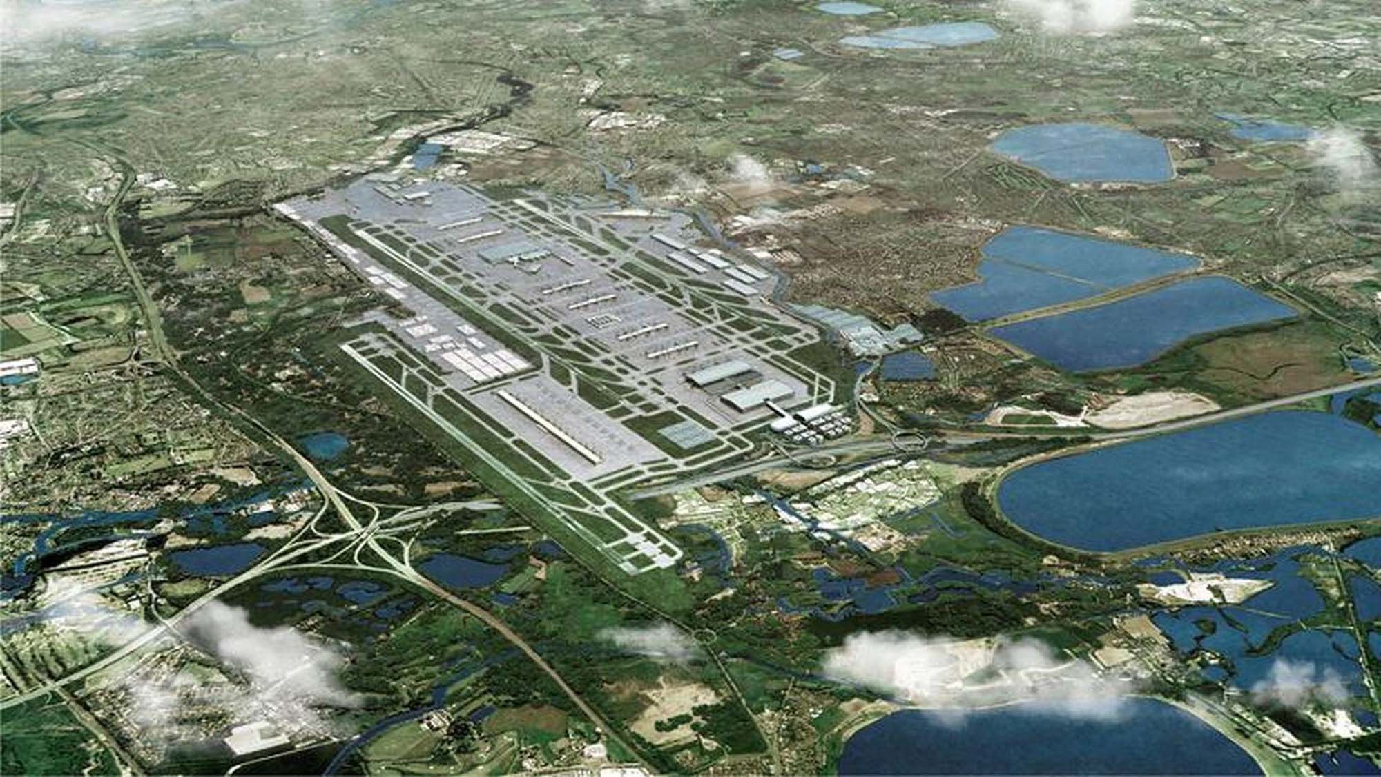Así será el aeropuerto de Heathrow dentro de unos diez años.