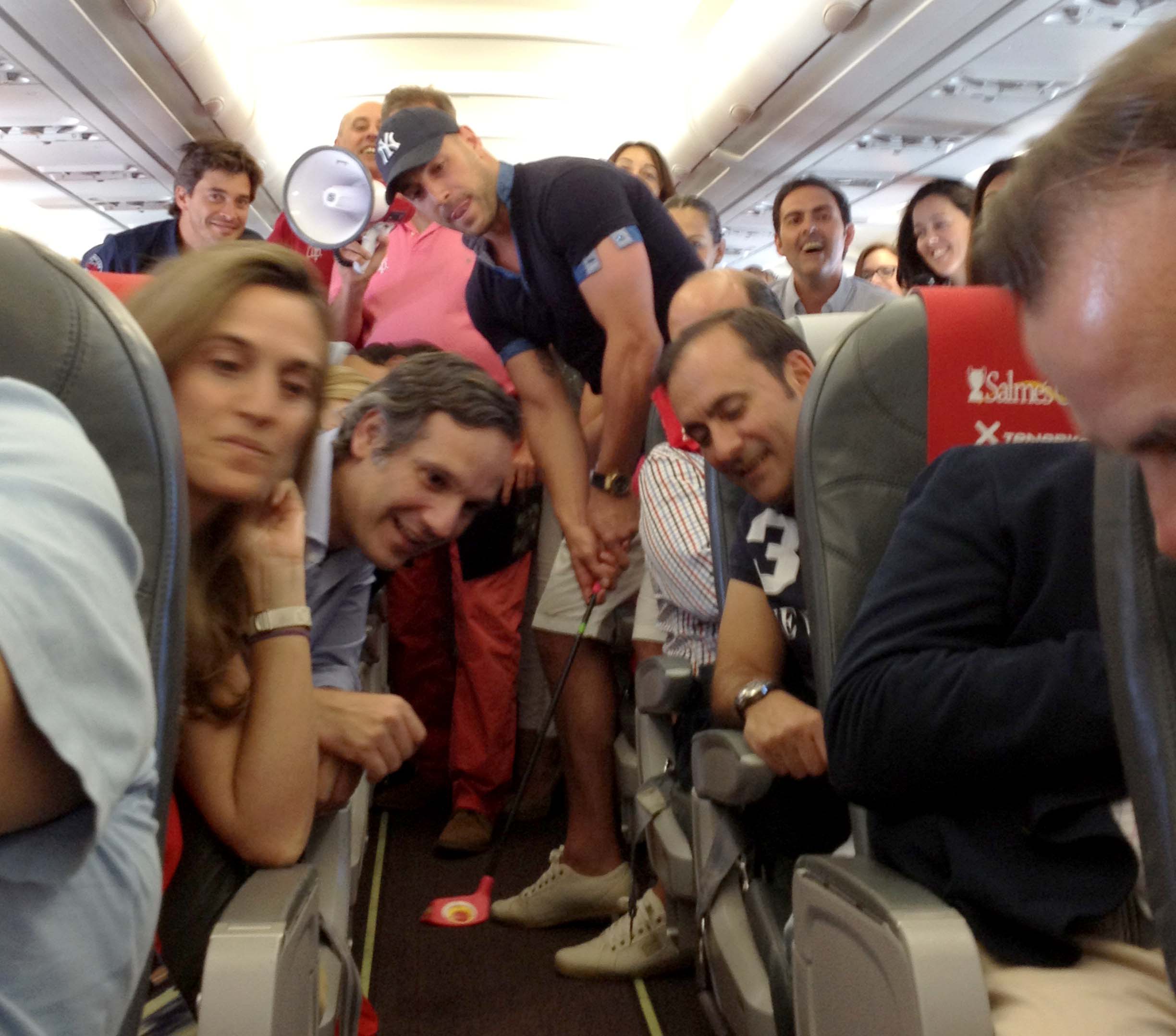Pepe Reina en Iberia Express
