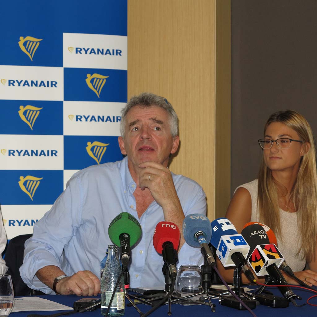 Michael O'Leary, CEO de Ryanair.