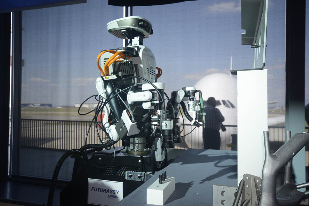 Robot de Tecnalia para trabajos en el estabilizador horizontal del Airbus A380