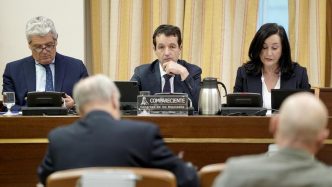 Ángel Escribano durante su comparecencia en la Comisión Mixta de Segiridad Nacional del Congreso de los Diputados.