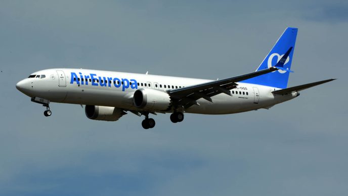 Air Europa estrenará el Boeing 737 MAX entre Madrid y Alicante.