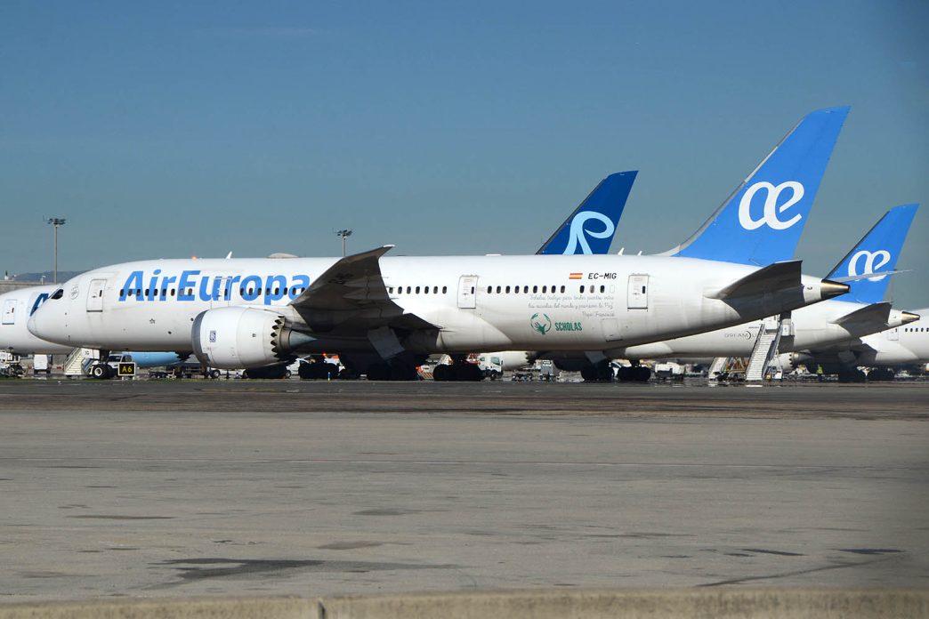 En España, Air Europa es la única aerolínea con el Boeing 787.