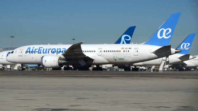 En España, Air Europa es la única aerolínea con el Boeing 787.