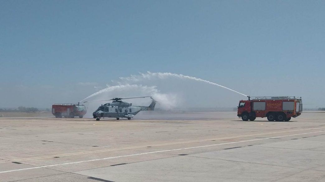 Llegada a Rota de los dos NH90.