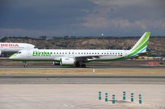Entre las entregas de Embraer en el segundo trimestre de 2025 estuvo el 15º y último E195-E-2 de Binter Canarias.