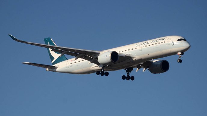 Cathay Pacific emplea sus Airbus A350 en los vuelos a Barcelona y Madrid.