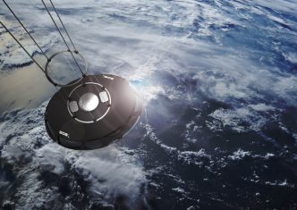 Diseño de la cápsula propuesta por Eos Space X para los vuelos turísticos.