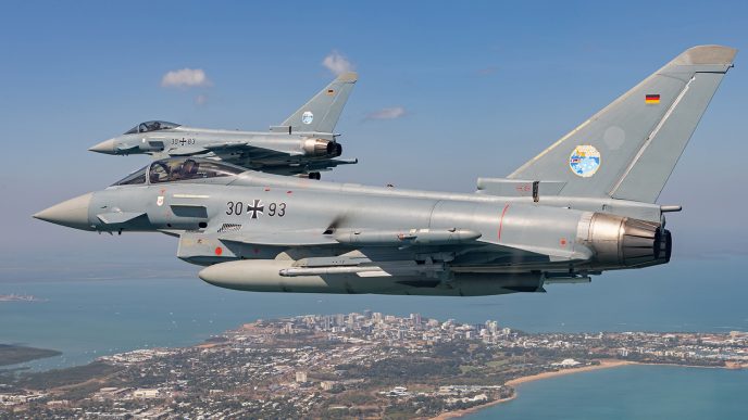 Alemania se prepara para la llegada del Eurofighter Quadriga.