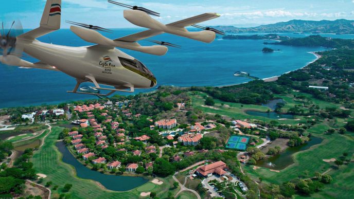 Aeros Electric Airlines, Aerosolutions y Bluenest laqnzan el uso de eVTOL en Costa Rica con aviones de Eve.