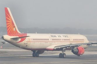 Uno de los Airbus A321 de la Fuerza Aérea de India que serán modificados a AEW&C.