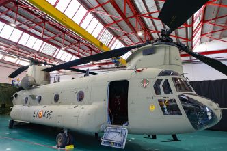 El último de los 18 Boeing CH-47F comprados por el Ejército de Tierra español.