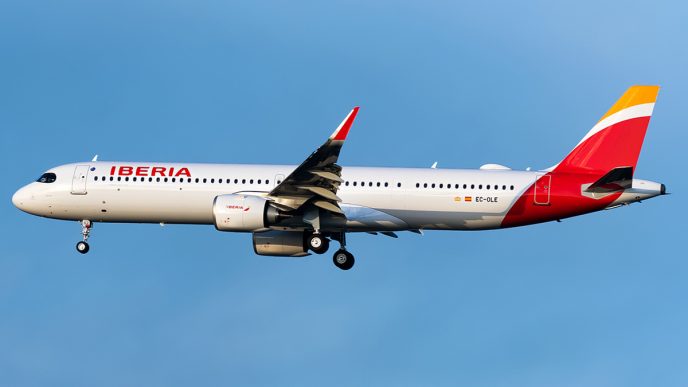 Entre las entregas de Airbus en marzo han estado dos A321XLR a Iberia. (Foto: Diego Ruiz de Vargas)