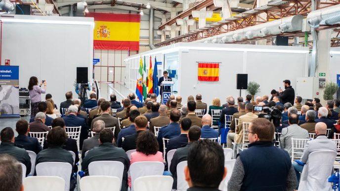 Ceremonia de inauguración de CEDAEC en Linares.