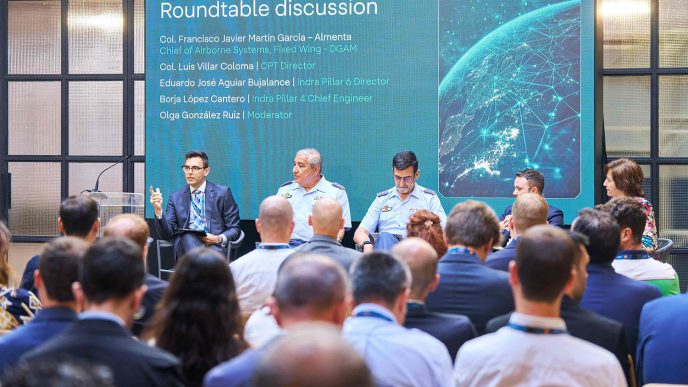 Un momento del evento sobre tenologías del NGWS/FCAS organizado por Indra.