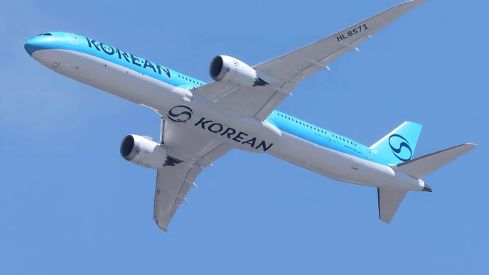 HL8571, el Boeing 787-10 número 125 ha sido entregado a Korean Air en julio.