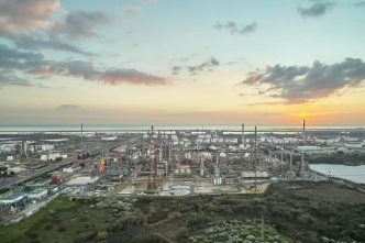 Parque energético de Moeve en Palos de la Frontera donde se instalará una de las plantas de producción de e-SAF.