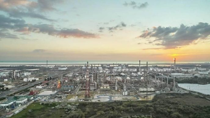 Parque energético de Moeve en Palos de la Frontera donde se instalará una de las plantas de producción de e-SAF.