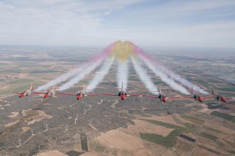 14 y 15 de junio en San Javier gran festival aéreo de despedida del CASA C-101 de la Patrulla Águila.