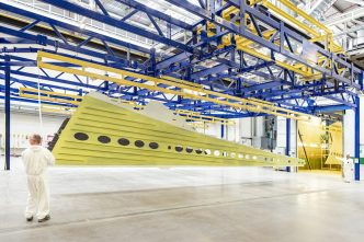 Instalaciones de Spirit Aerosystems en Belfast pars las alas del A220.