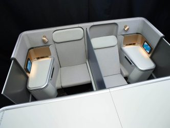 Stelia Aerospace presenta la nueva generación de sus asientos Rendez vous.