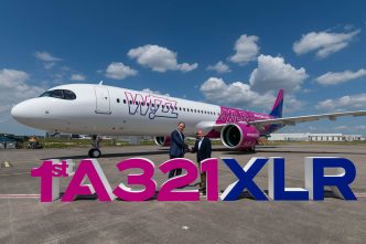 Entrega a Wizzair UK de su primer Airbus A321XLR.