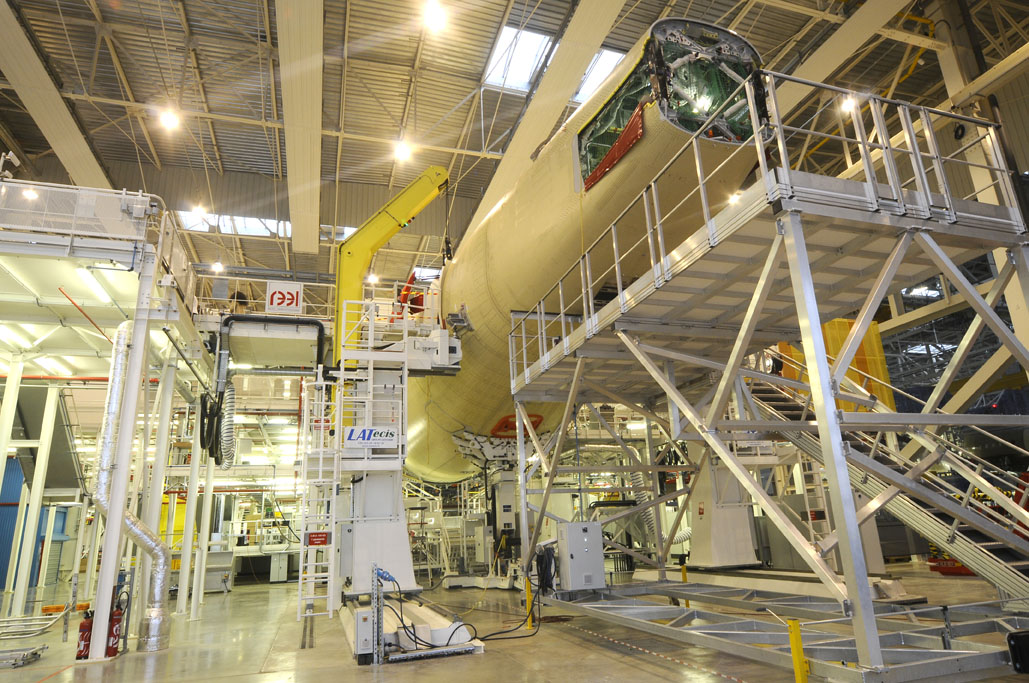 Sección 19 del Airbus A350 producida en Illescas.