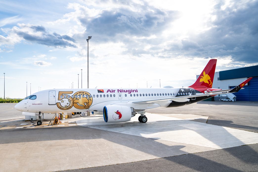 Entre las entregas de Airbus en septiembre, el primer A220 para Air Niguini.