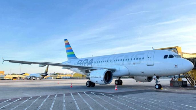 Airbus A320 de Braathens.