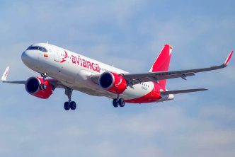 Airbus A320neo de Avianca, una de las aerolíneas de Abra Group.