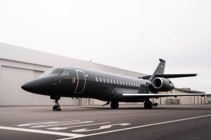 El Falcon 6X del Cuerpo Aéreo irlandés poco antes de su entrega.