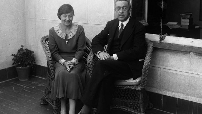 Emilio Herrera y su mujer Irene Aguilera.