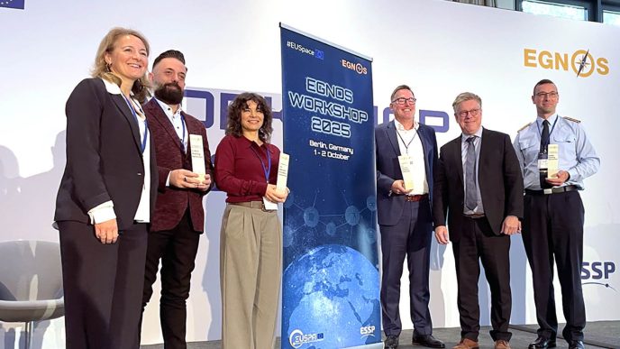 Patricia Callejo junto a Jean-Marc Piéplu, Charlotte Neyret y otros premiados.