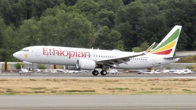 Uno de los 22 Boeing 737-8 que opera actualmente Ethiopian Airlines.