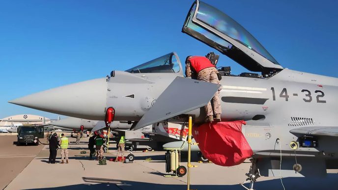 El Ala 14 se encargó de la evaluaión operativa del nuevo Software para los Eurofighter Trancha 2 y 3.