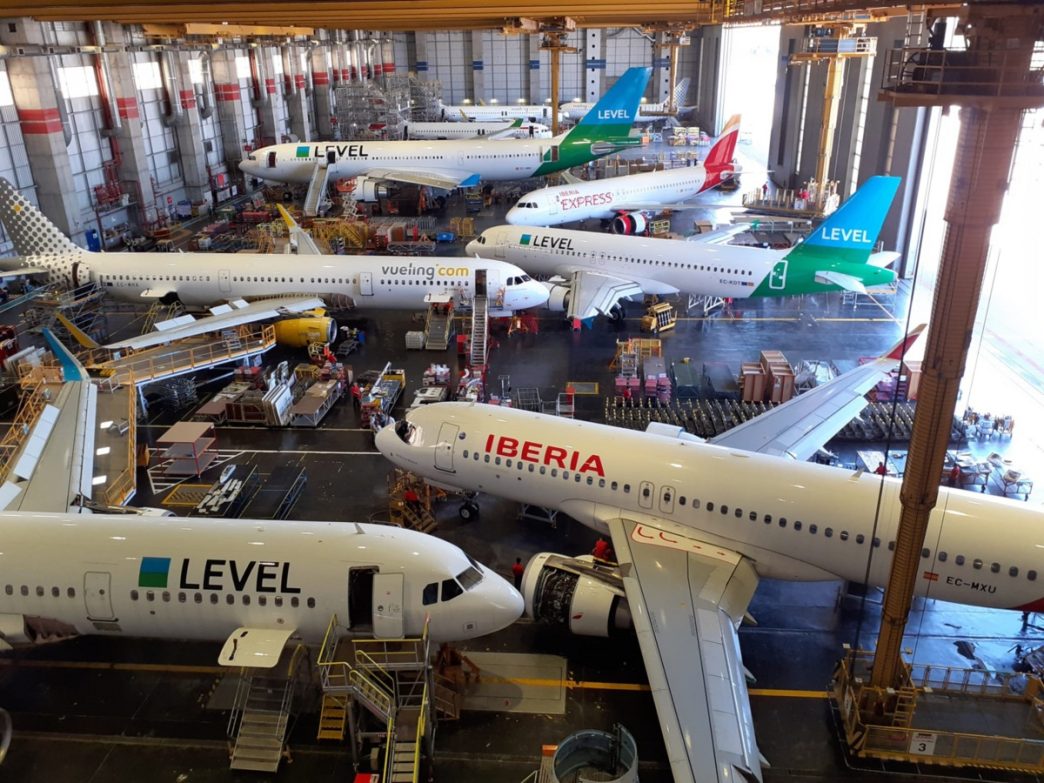 Instlaciones de Iberia en La Muñoza.