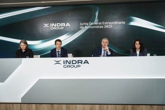 Indra celebra una junta extraoridnaria de accionists para aprobar la compra de Hispasat.
